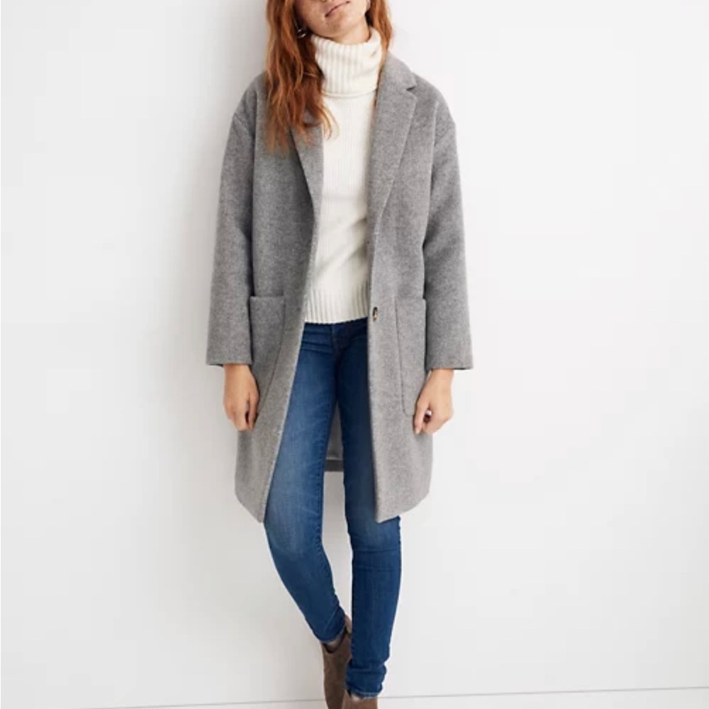 Madewell Elmcourt Coat Gray Medium